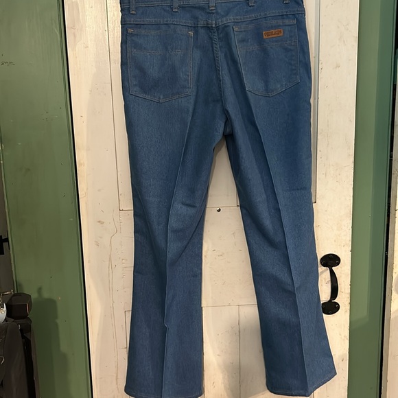 2/$50 EC VTG Comfort Action Sports Brushed Denim Jeans 1970s by VF Jeanswear Inc - Picture 5 of 7